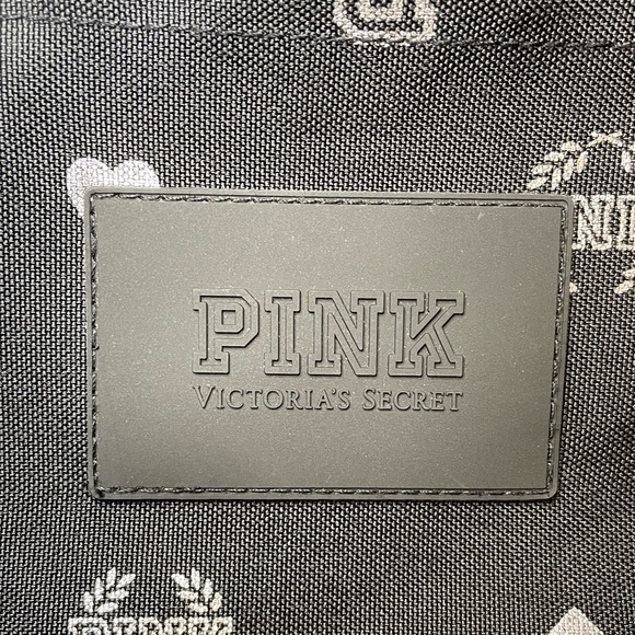PINK by VICTORIA’S SECRET black and silver tote bag - Picture 2 of 5
